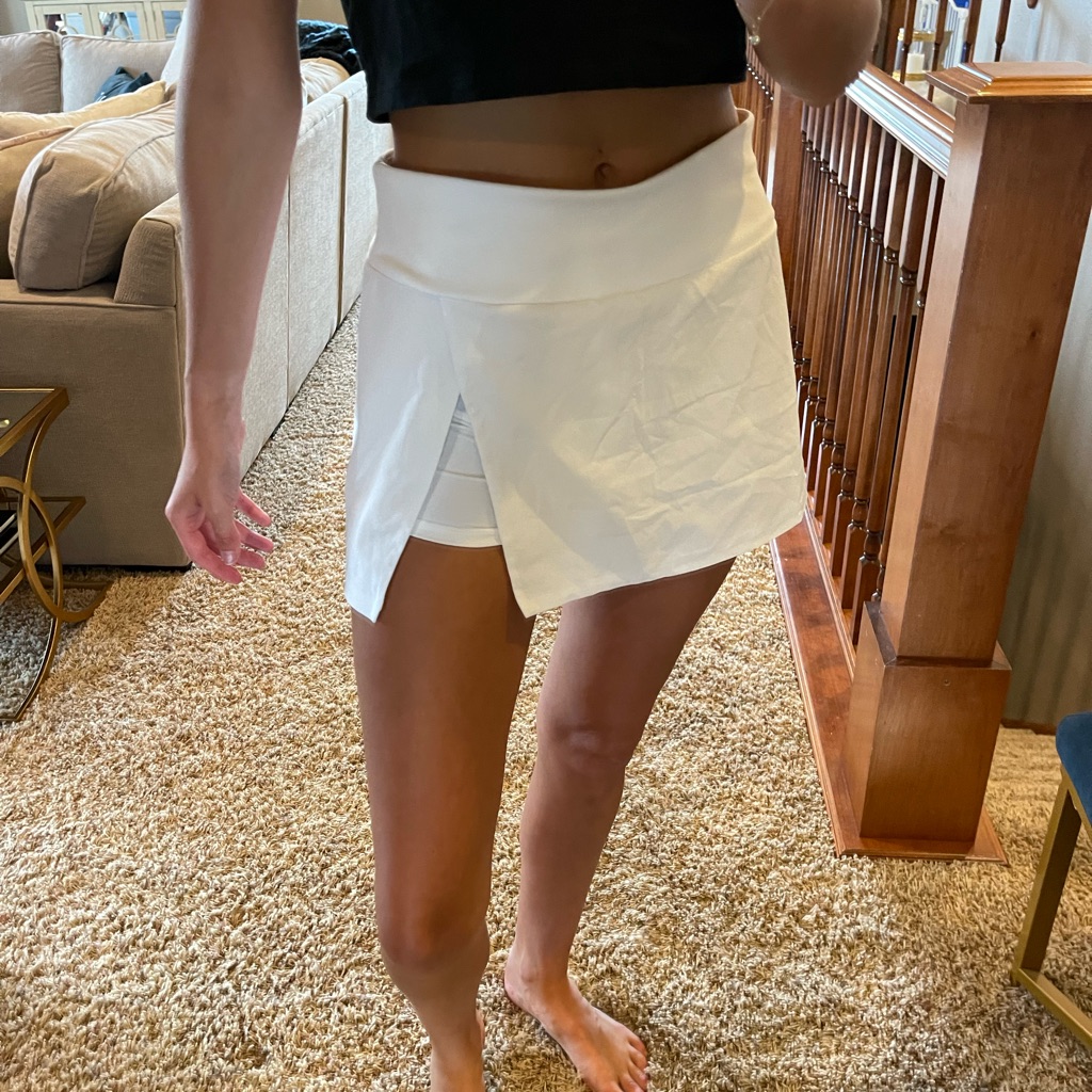 Fabletics White Skort
